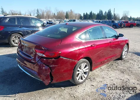 2015 Chrysler 200 Limited z USA, uszkodzony, nr VIN 1C3CCCAB2FN707574
